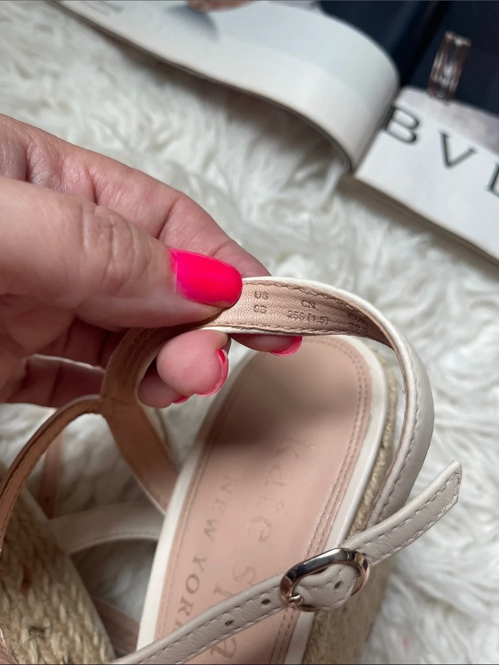 Kate spade Tessa Espadrille Wedges Women’s Cream Espadrille Wedge Sandals
